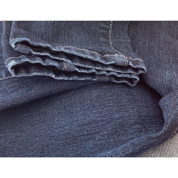 A Pea In The Pod Womens Maternity Dark Blue Denim Skinny Pull On Jeans Size XS - Picture 4 of 8